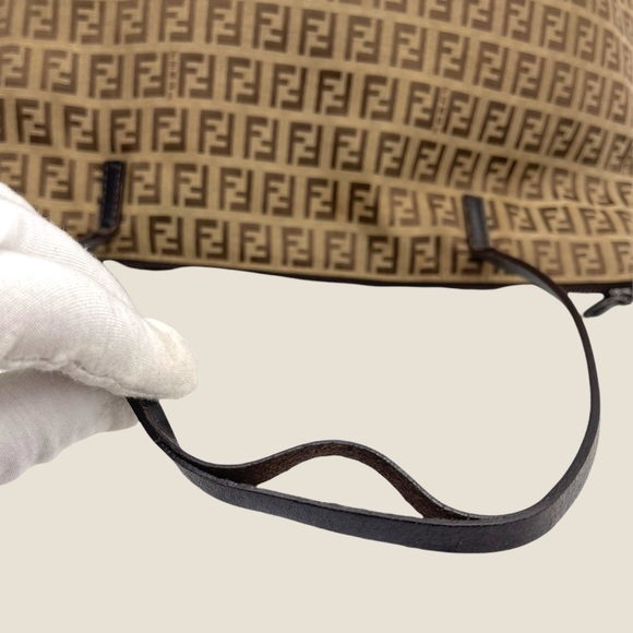 ✨SOLD✨Authentic Fendi Zucca Canvas Tote Bag - Picture 13 of 16